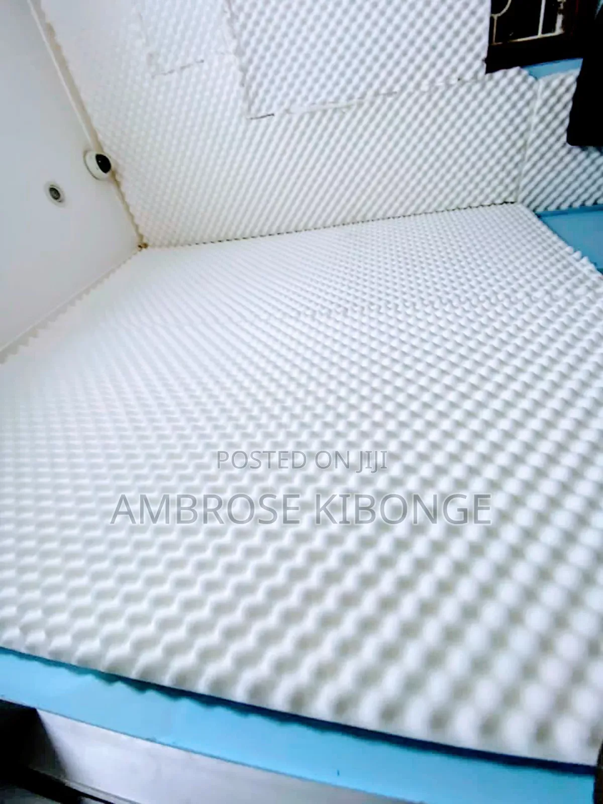 Cream Thick Paired 4 by 6 Acoustic Soundproof Studio Foams.
