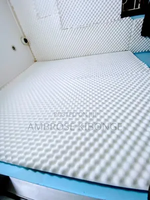 Cream Thick Paired 4 by 6 Acoustic Soundproof Studio Foams.