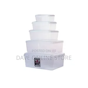 5pcs Food Storage Set - Clear