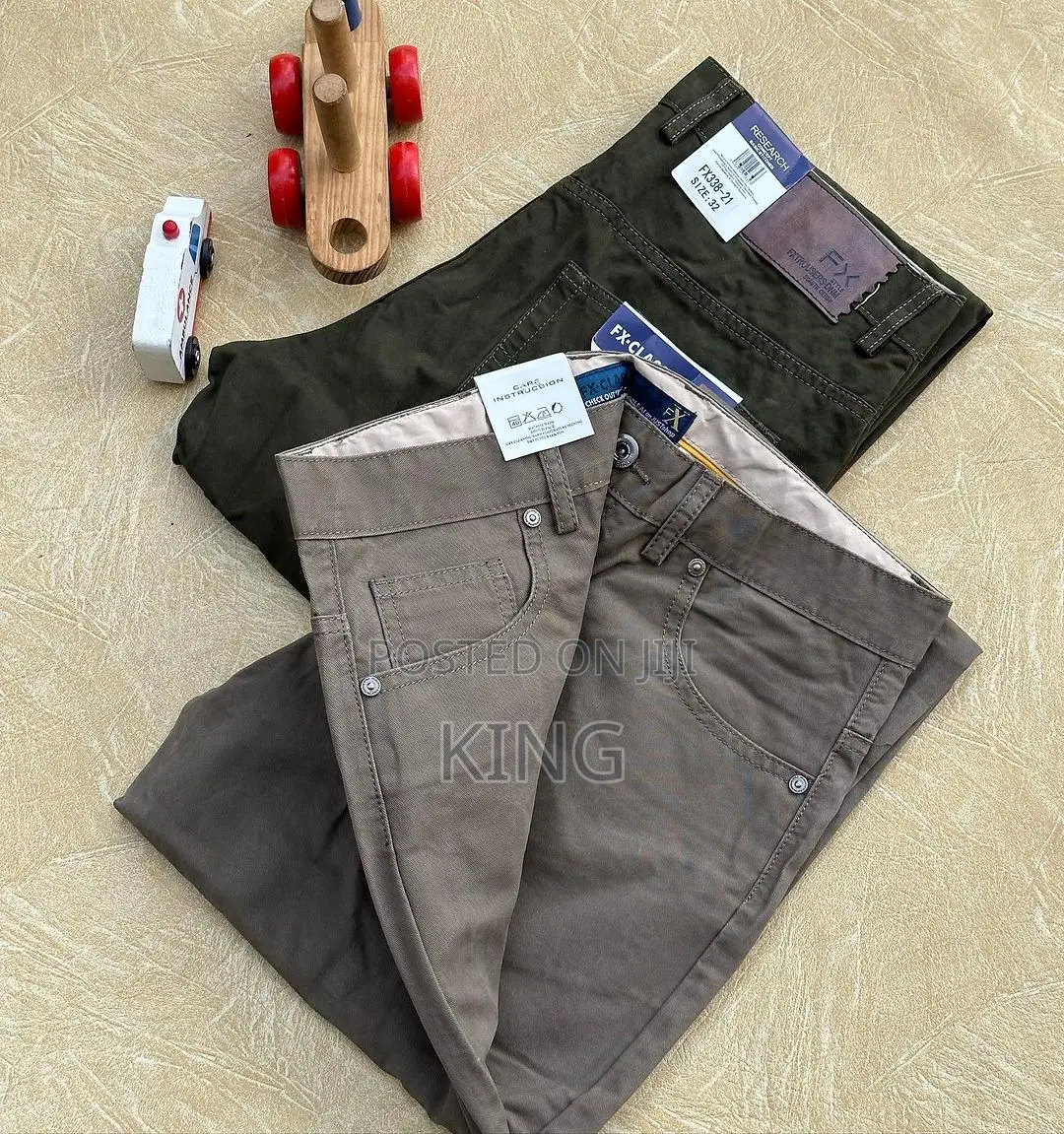 Gilded Kaki Trouser