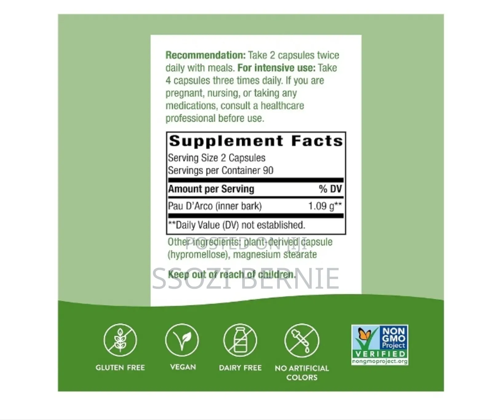Pau d'Arco for Ulcer,Canceranti Fungal/Candida/Sinus/Asthma