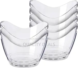 4L Clear Acrylic Large Capacity Ice Bucket