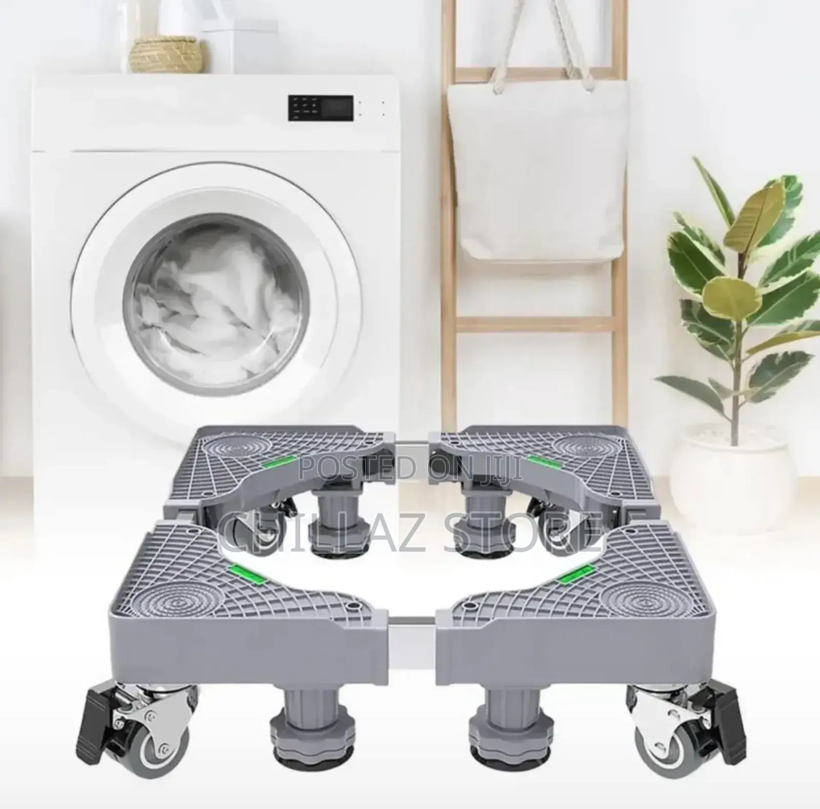 Adjustable Washing Machine Base Stand