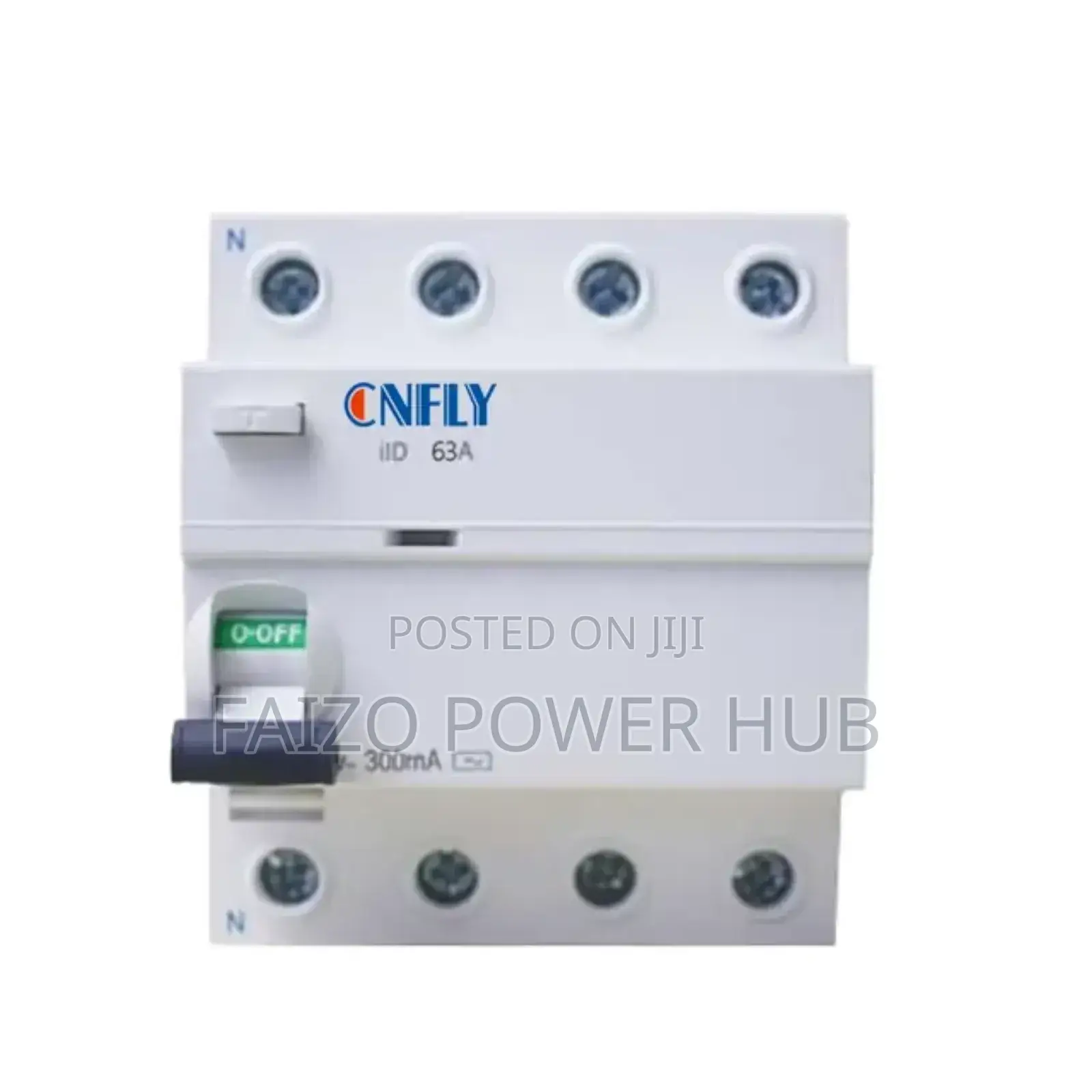 RCCB 63A 4pole 300ma Residual Current Circuit Breaker