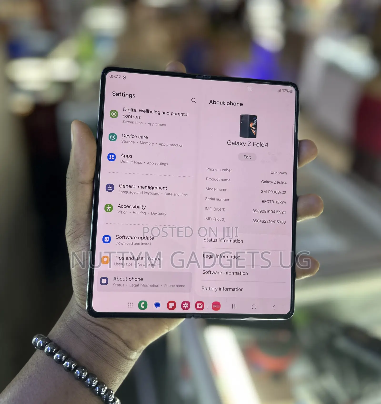Samsung Galaxy Z Fold4 256 GB Blue