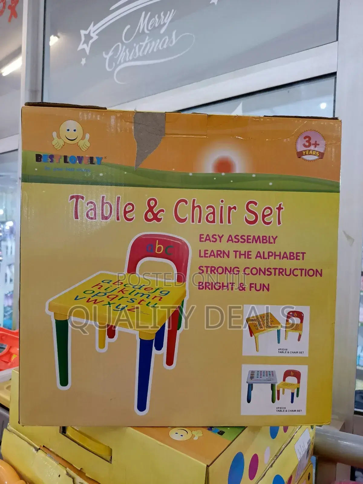 Kids Plastic Table and Chair Set