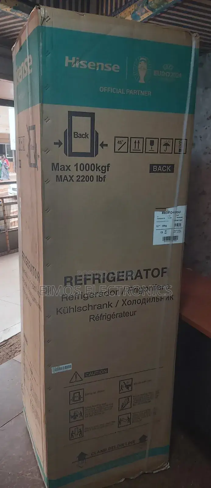 341L Hisense Double Fridge With DE