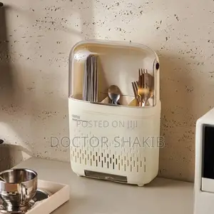 Wall Mount Kitchen Chopsticks Storage Cage Rack
