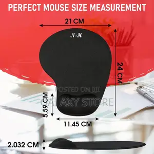 Mouse Pad With Wrist Support for Office