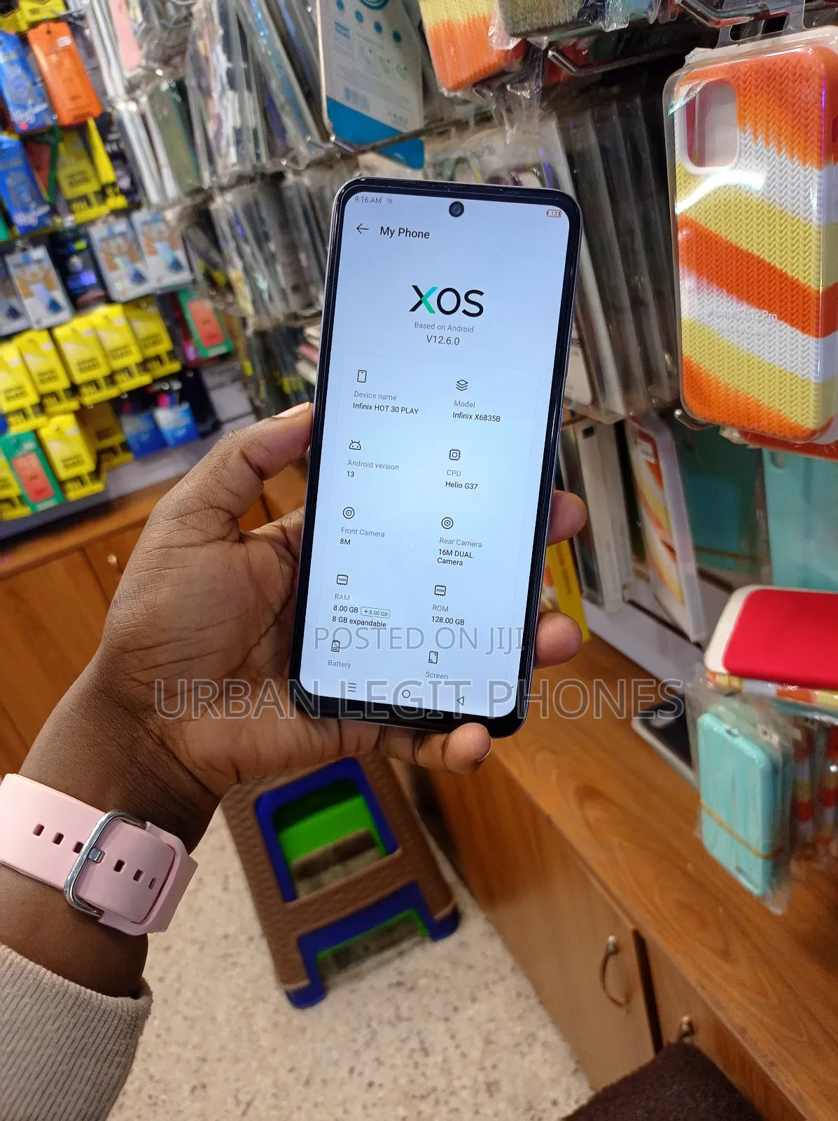Infinix Hot 30 Play 128 GB Blue