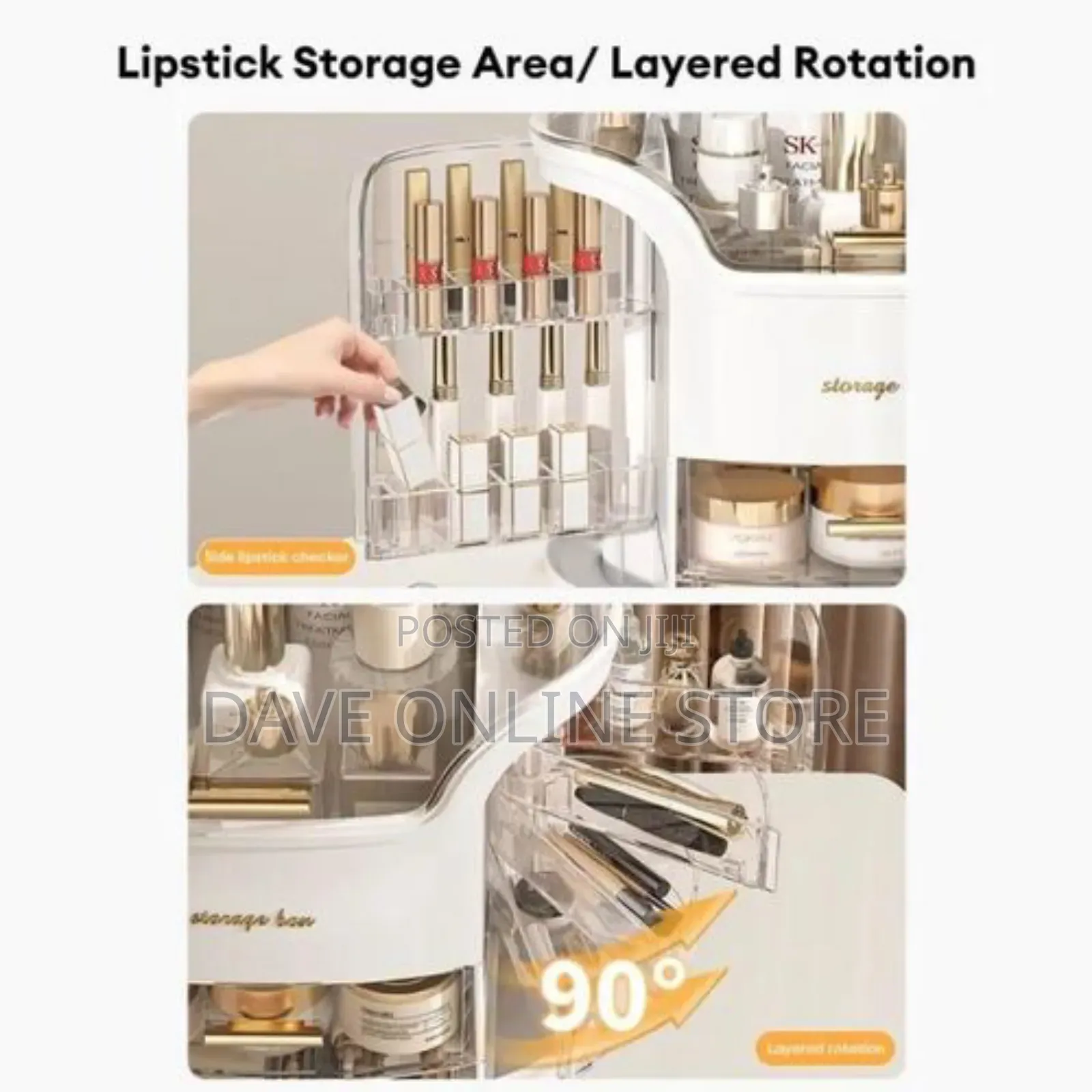 Desktop New Cosmetic Set Ladies Jewelry Storage Box