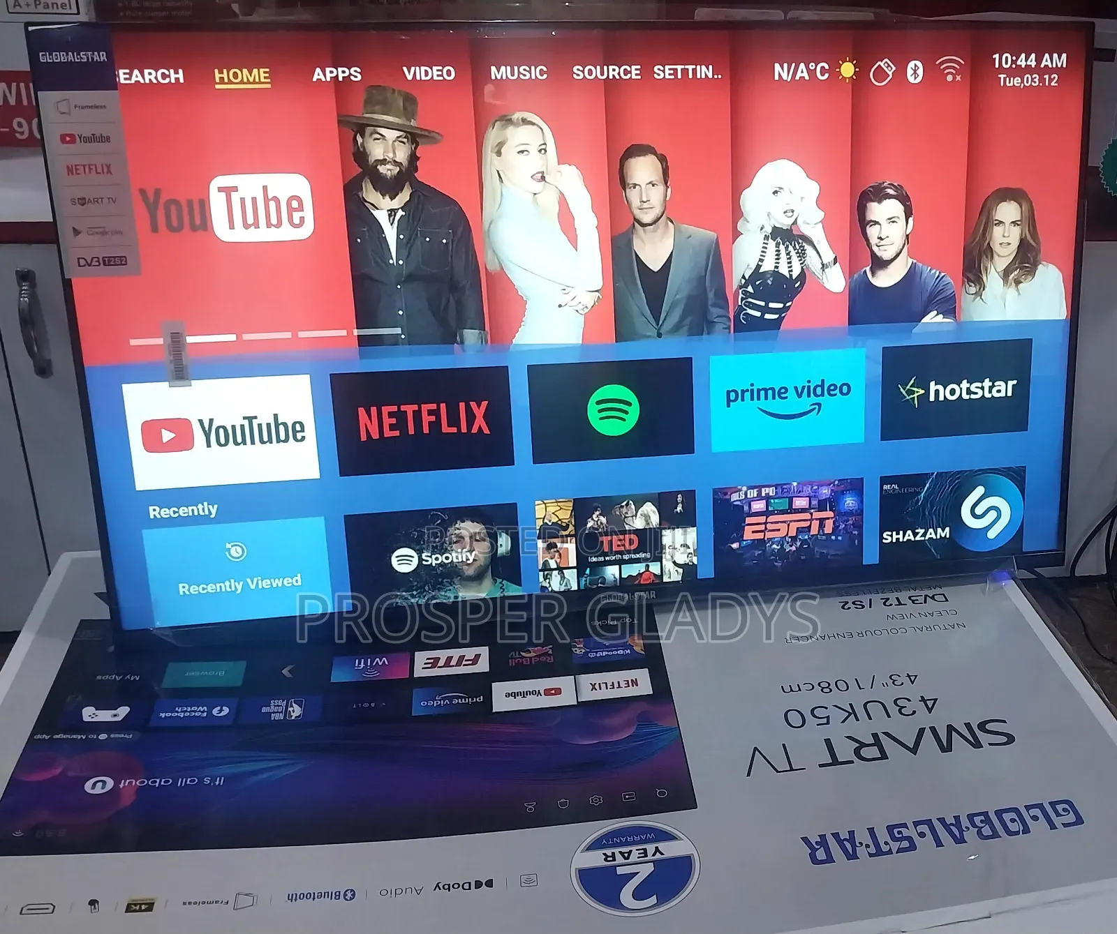 43 Inches Led Global Star Smart Digital Flat Screen