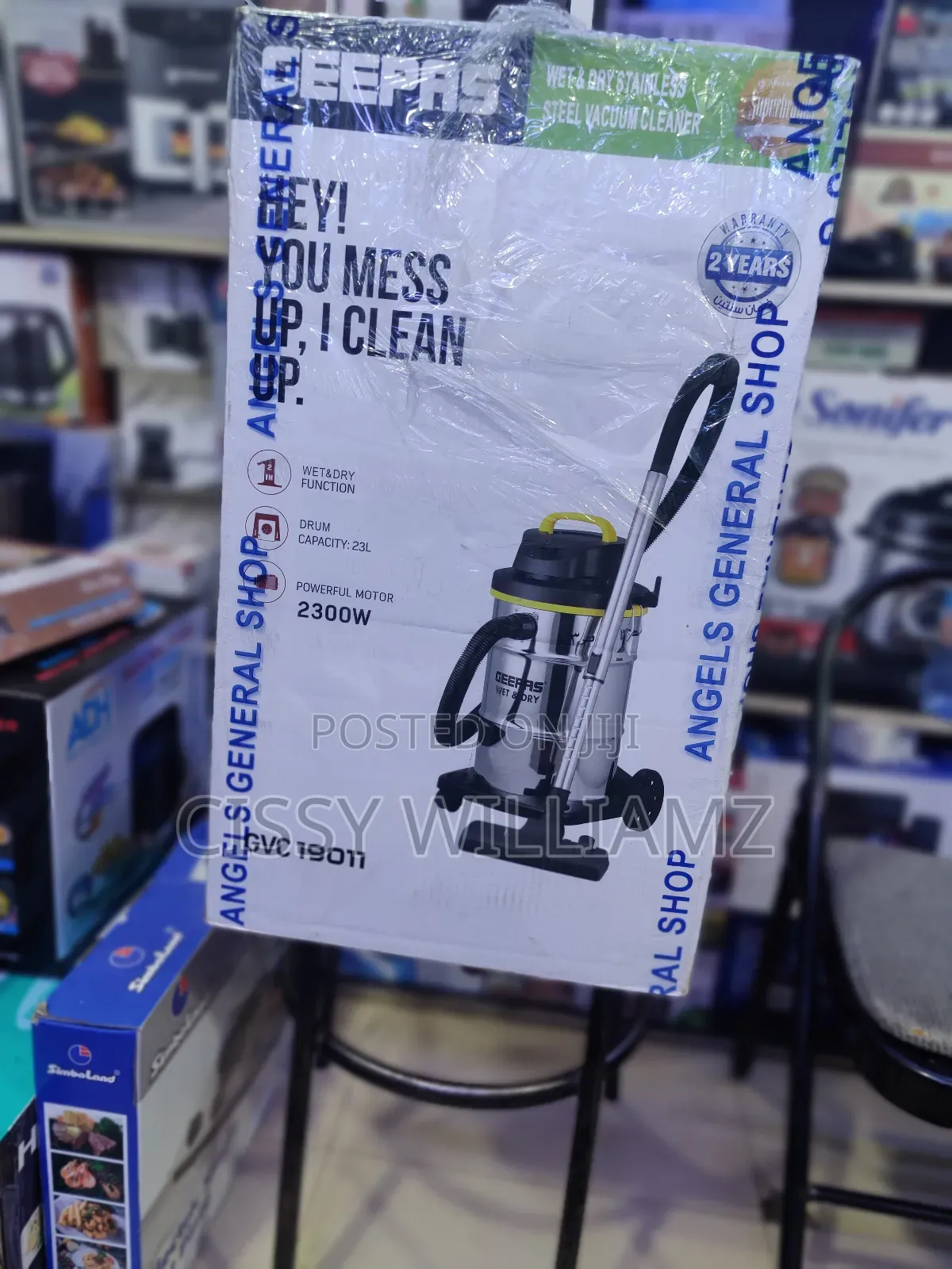 23l Dust Bag Vacuum Cleaner/Geepas Dust Bag Vacuum Cleaner