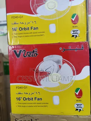 360° Orbit Ceiling Fan/v Veto 16" Electric Ceiling Fan