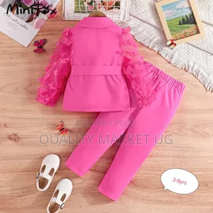 Photo - Girls Clothing Set (Pink and Blue)
