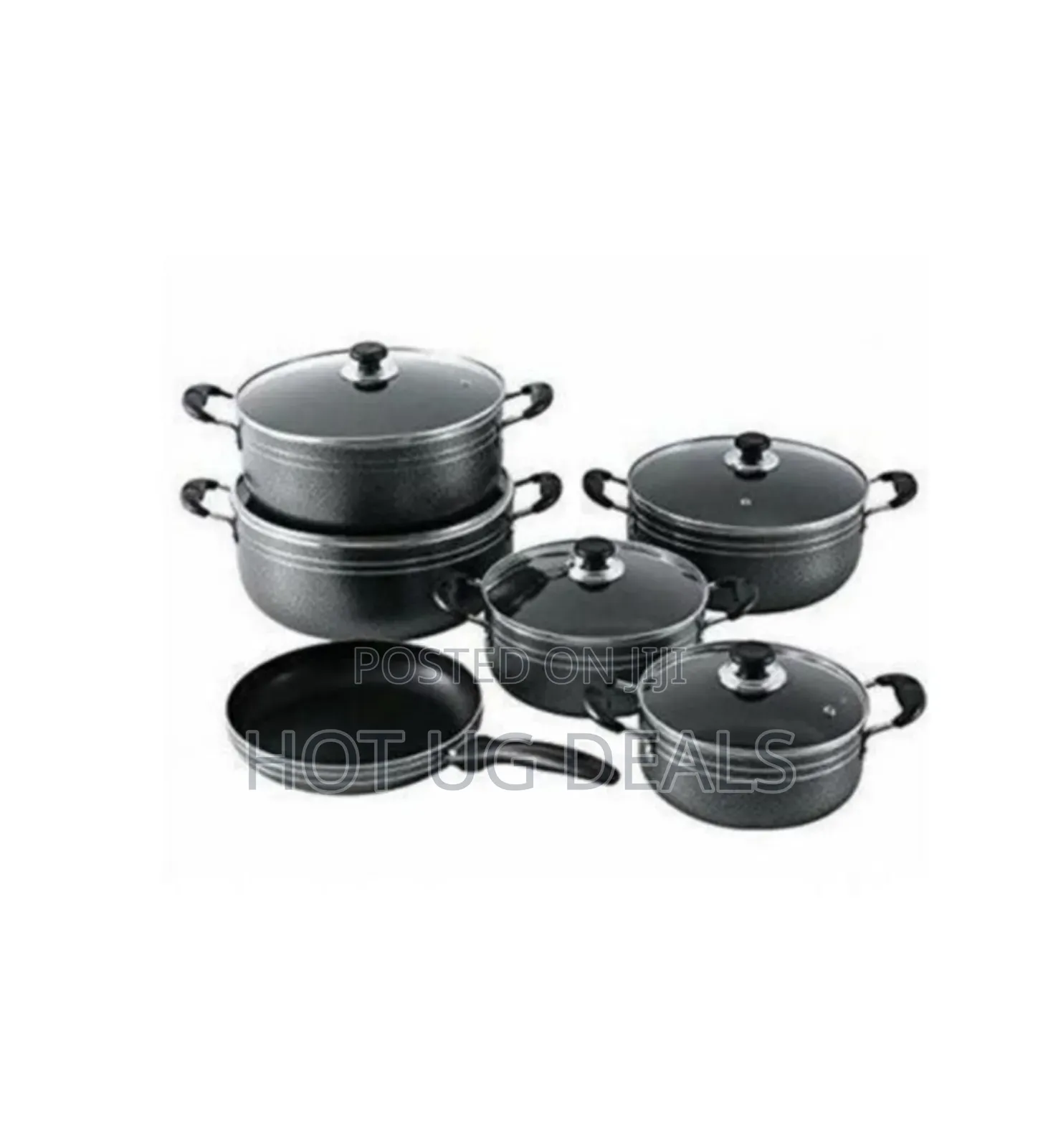 Tornado 11 Piece Non-Stick Saucepans Cookware Dishes Pots