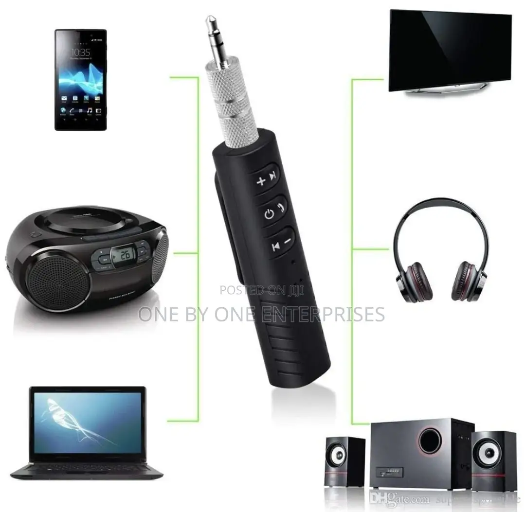 Wireless Bluetooth Audio Music Receiver Car Aux Hands-Free