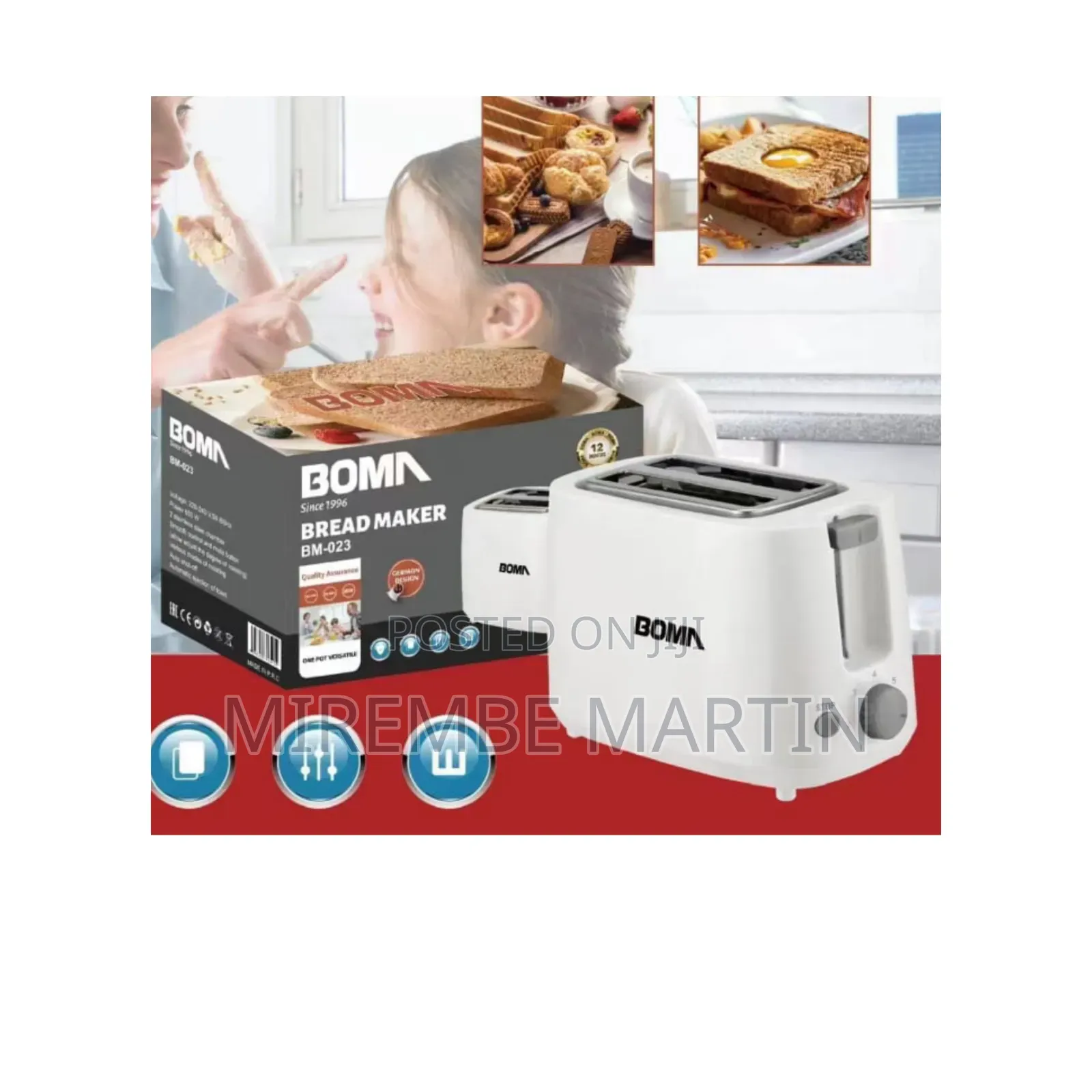Boma Electric Bread Toaster.