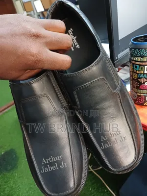 Black School Shoe Labelling