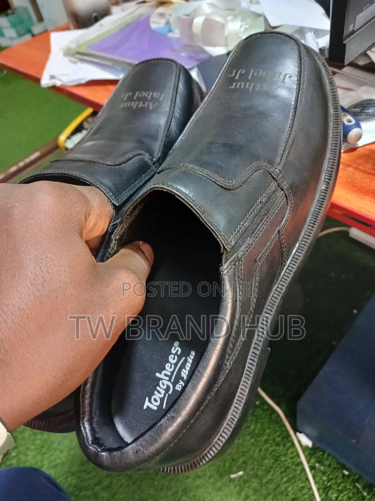 Black School Shoe Labelling