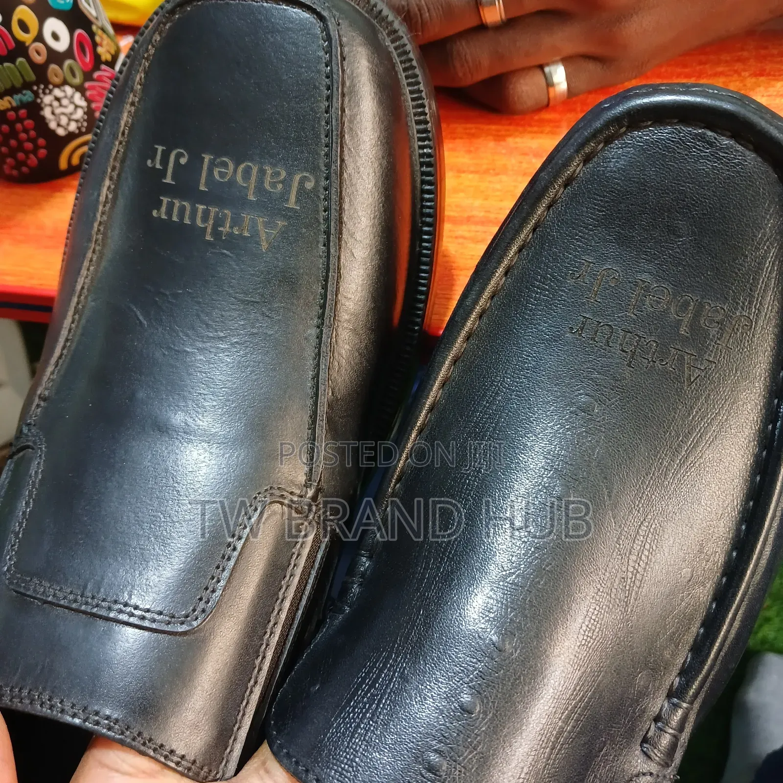 Black School Shoe Labelling