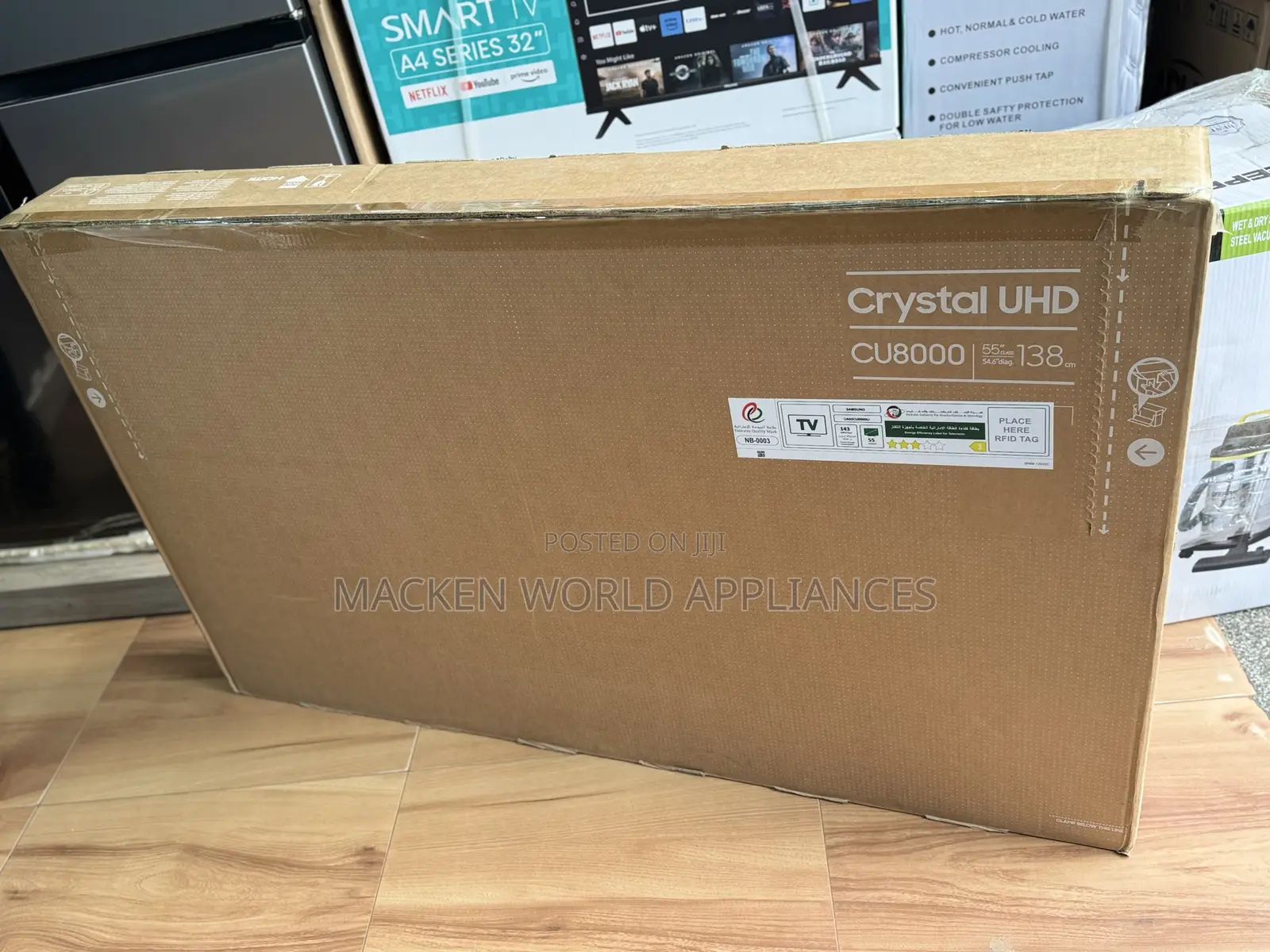 55inches Samsung Smart Crystal UHD TV