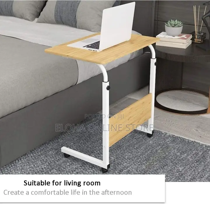 Adjustable Computer Desk With Wheels