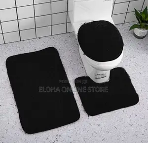 3 Pieces Soft Microfiber Bathroom Rugs Sets