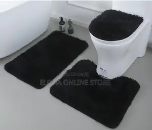 3 Pieces Soft Microfiber Bathroom Rugs Sets