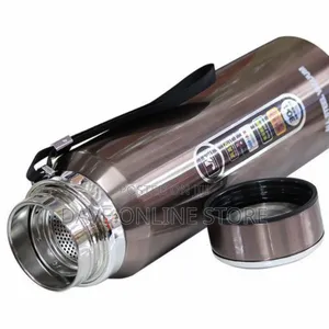 JK 1100ml All Steel Vacuum Bottle Flask - Silver