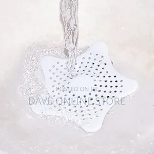 Silicone Drainer Basin Filter Mesh Sink Hole Cover- White