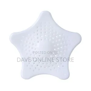 Silicone Drainer Basin Filter Mesh Sink Hole Cover- White