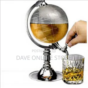 Globe Wine Whisky Juice Dispenser Decanter 3.5L -Transparent