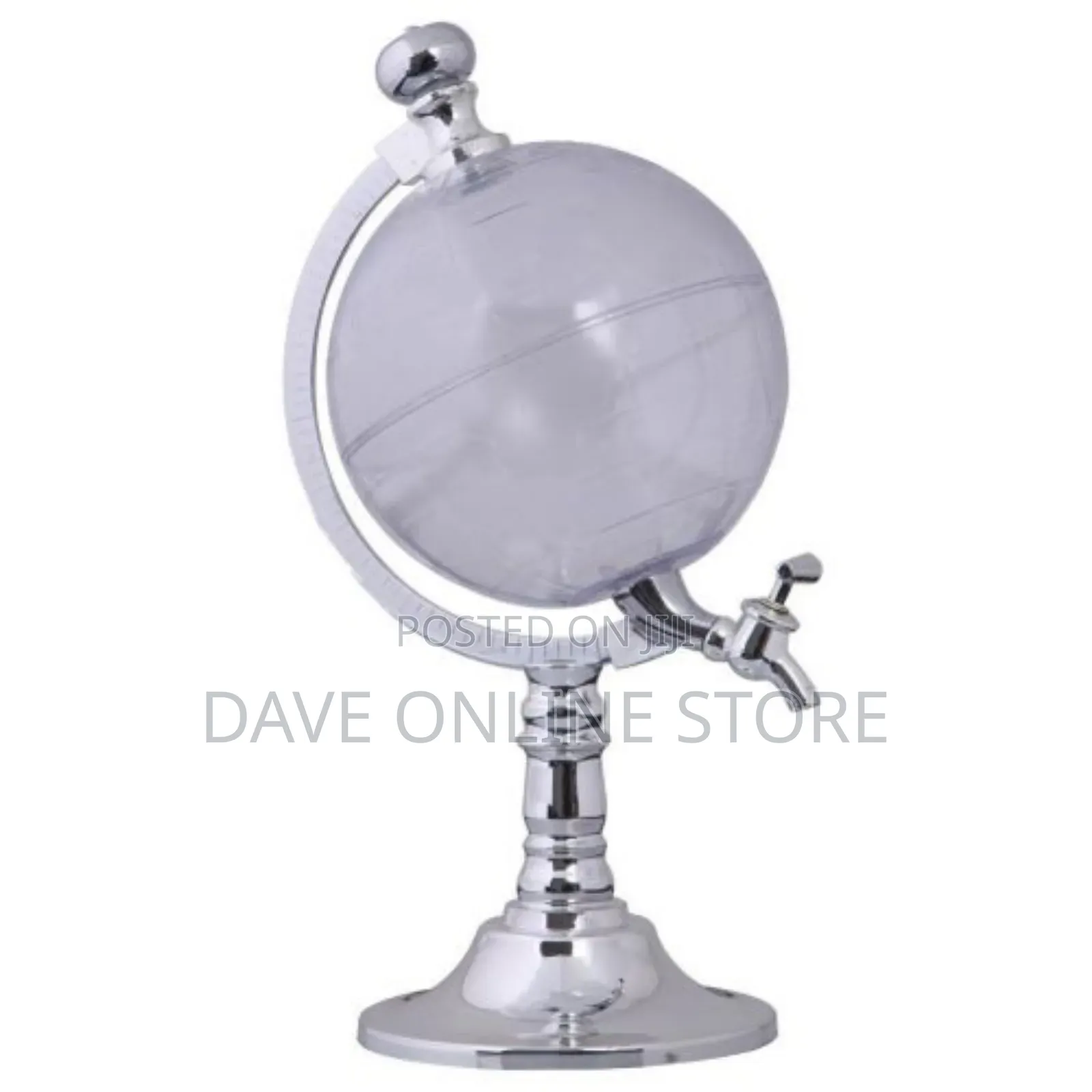 Globe Wine Whisky Juice Dispenser Decanter 3.5L -Transparent