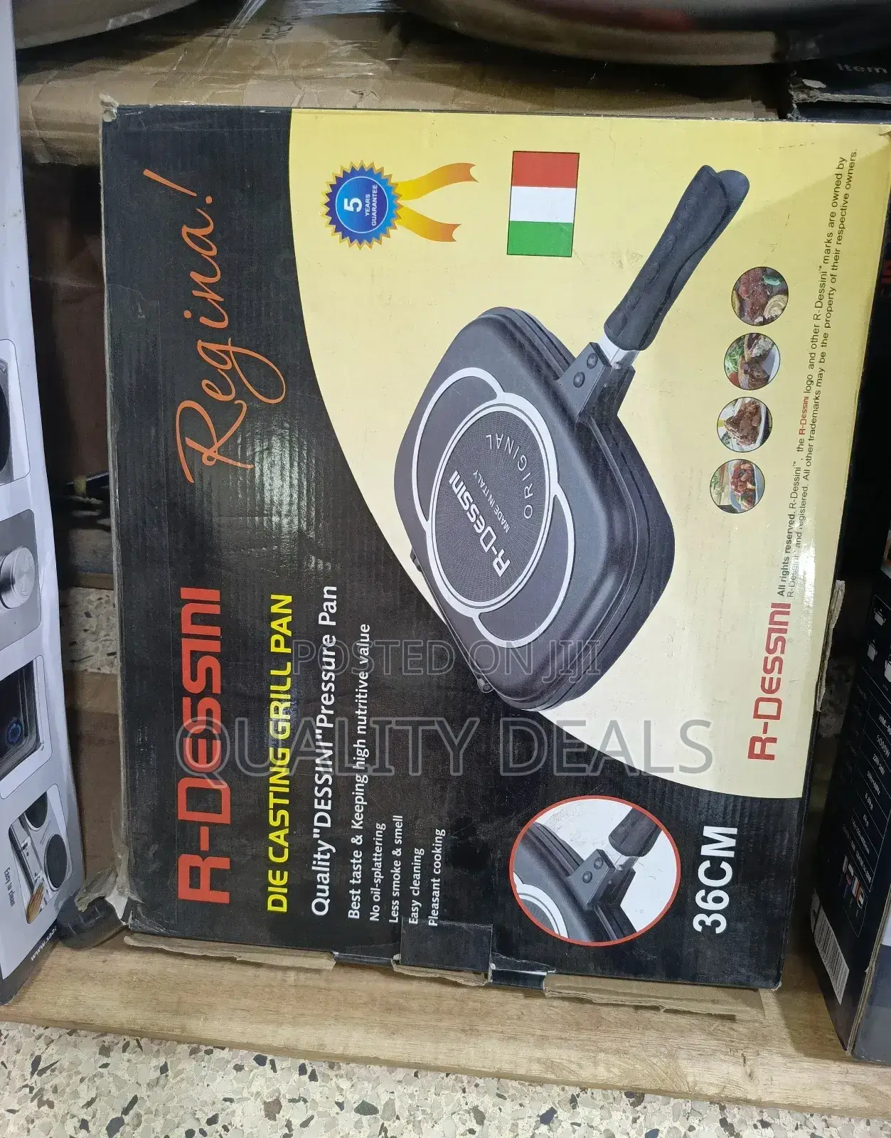 R-Dessin Die Casting Grill Pan