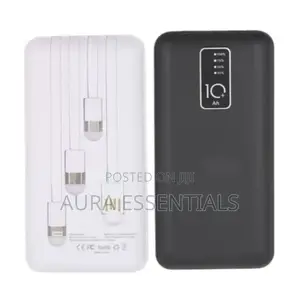 Premium Self Wired Power Bank (10000mah)