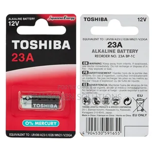 TOSHIBA 23A | 12V | 0% Mercury | Alkaline Battery