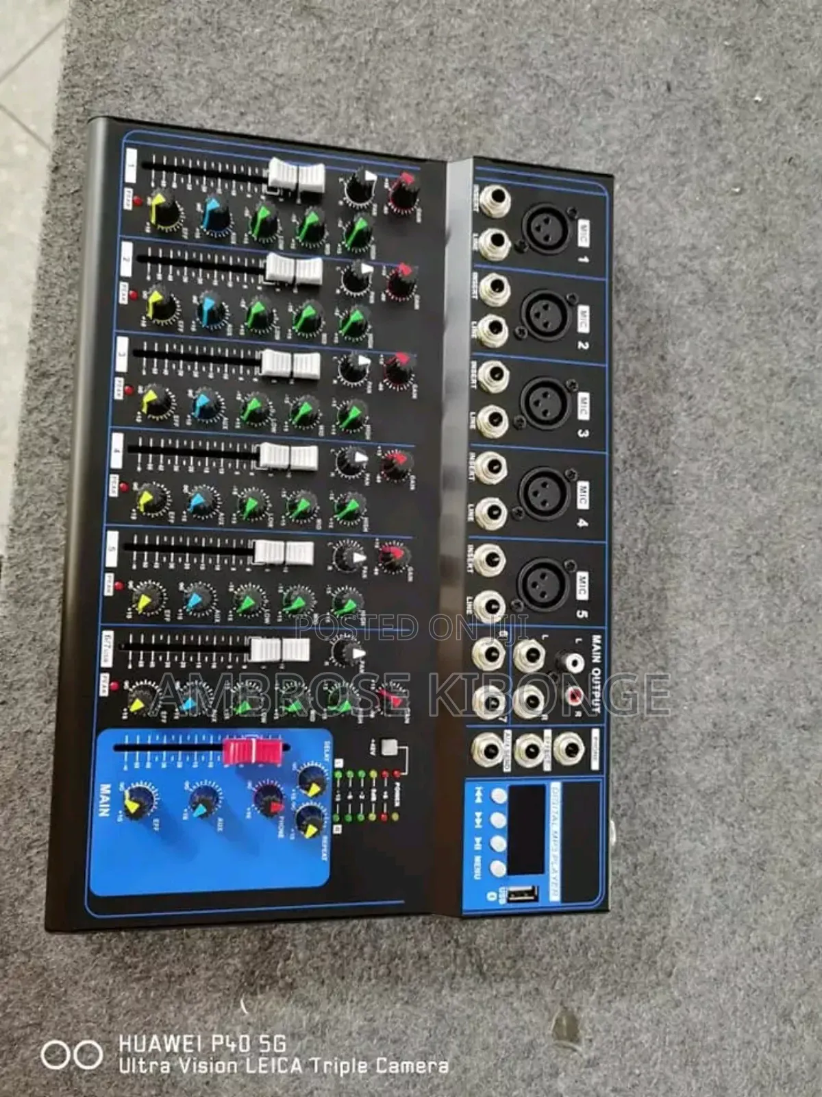 New Classic Sound Board F-7 Digital USB Mixing Console Mixer