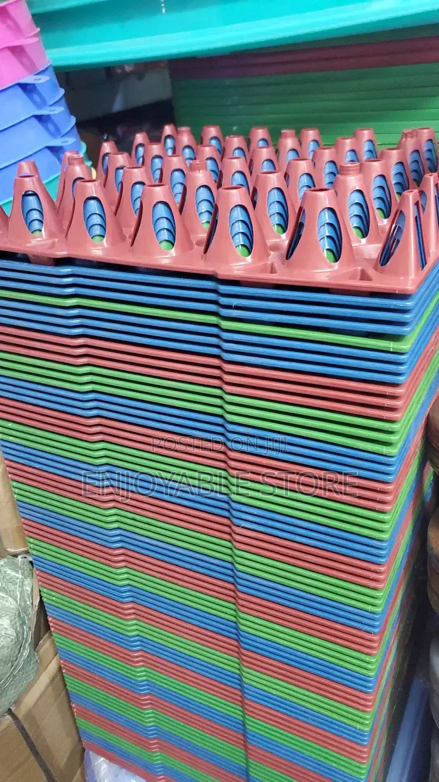 Plastic Egg Trays Carton 100pcs