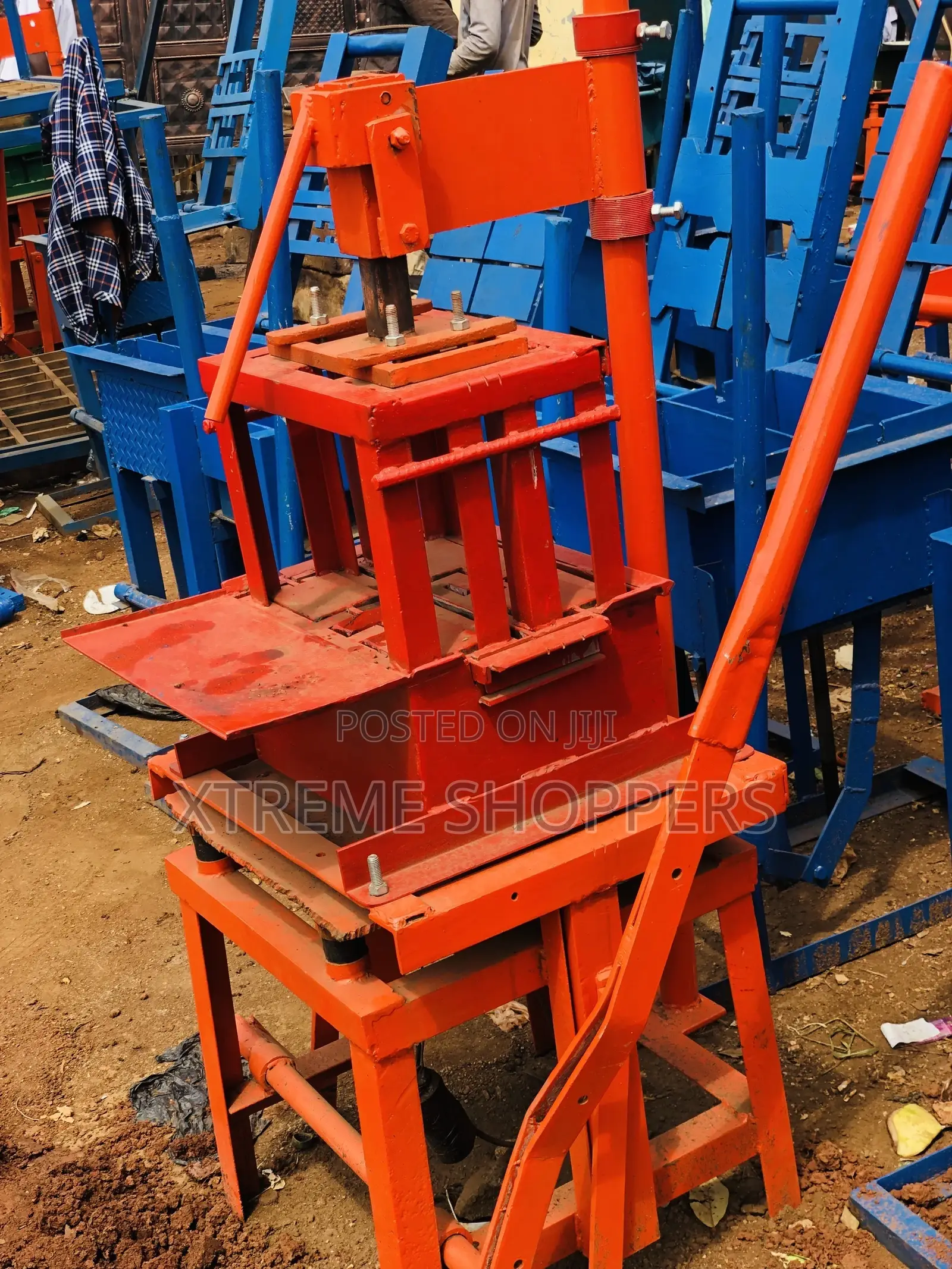 Orange Electric Block Machines