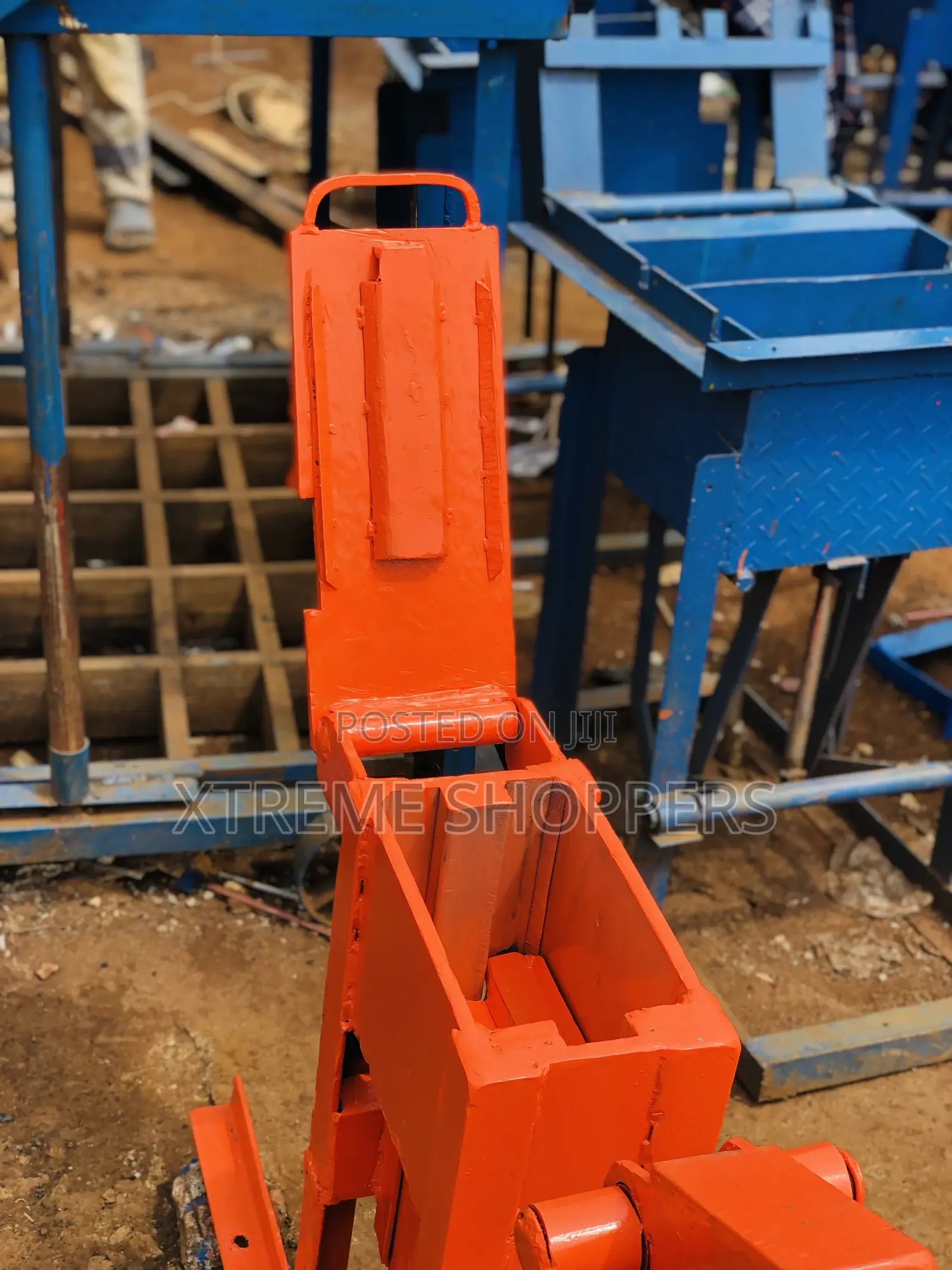 Orange Single Interlock Block Machines