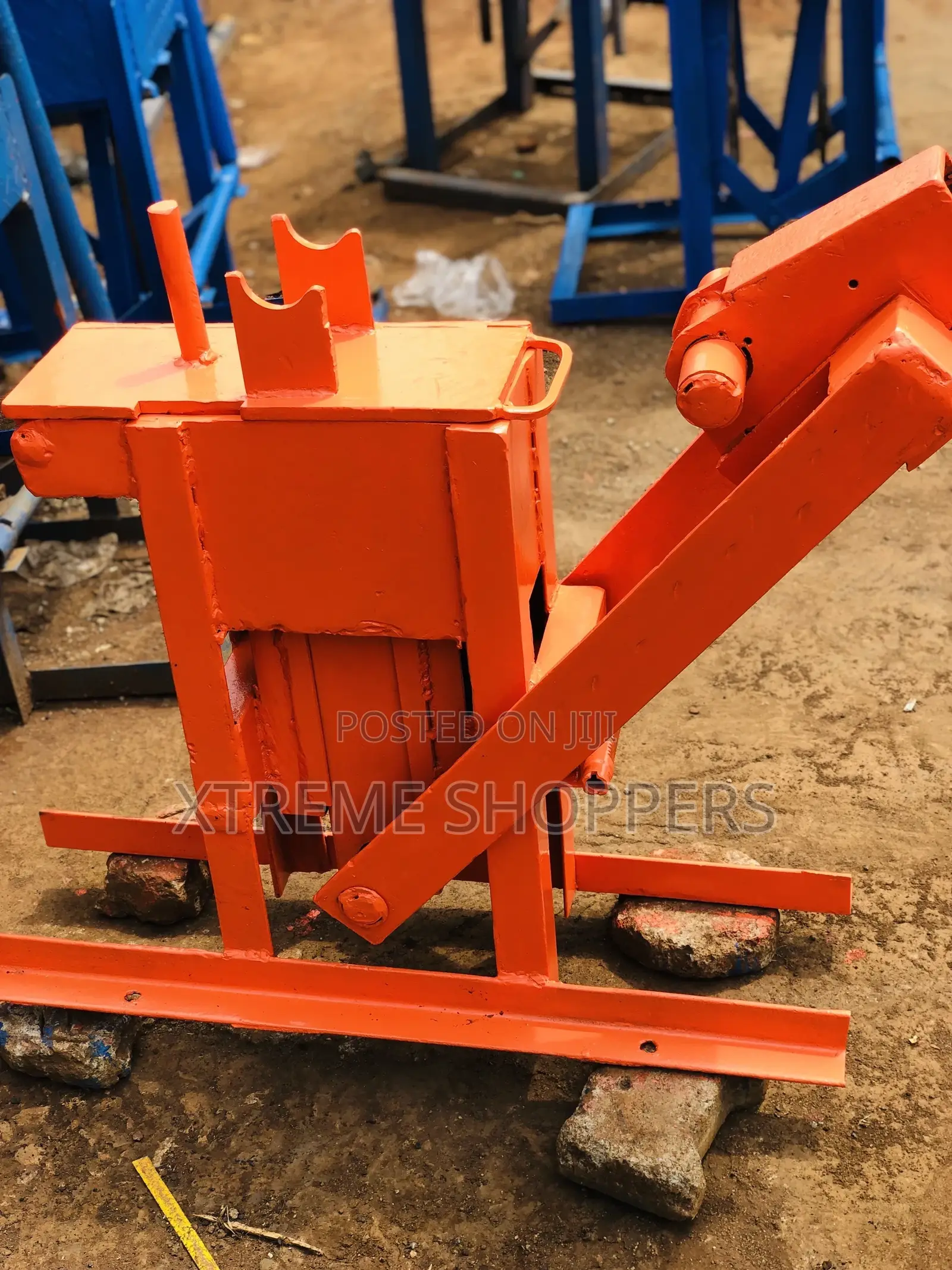 Orange Single Interlock Block Machines