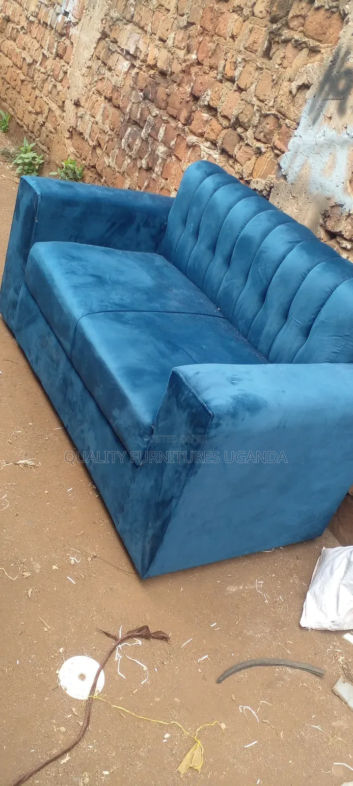 2 Sitter Sofa Seat in Blue Readily Available