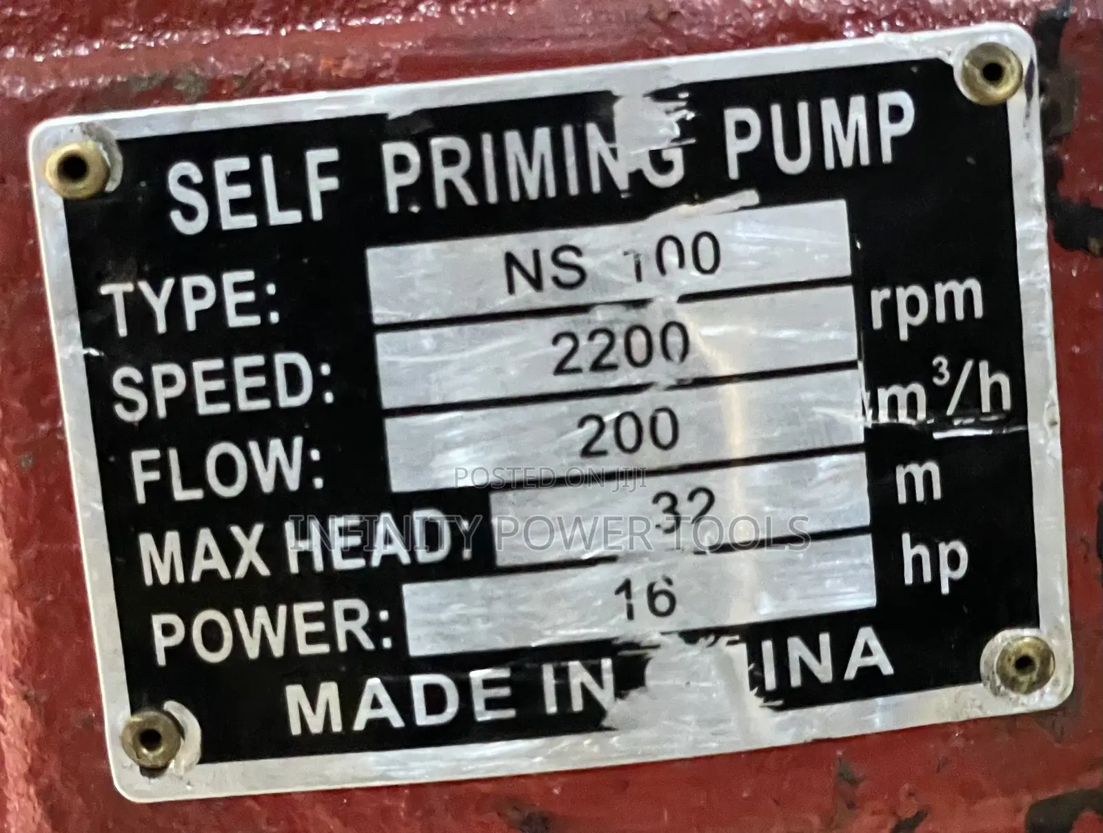 Self Priming Pump NS-100