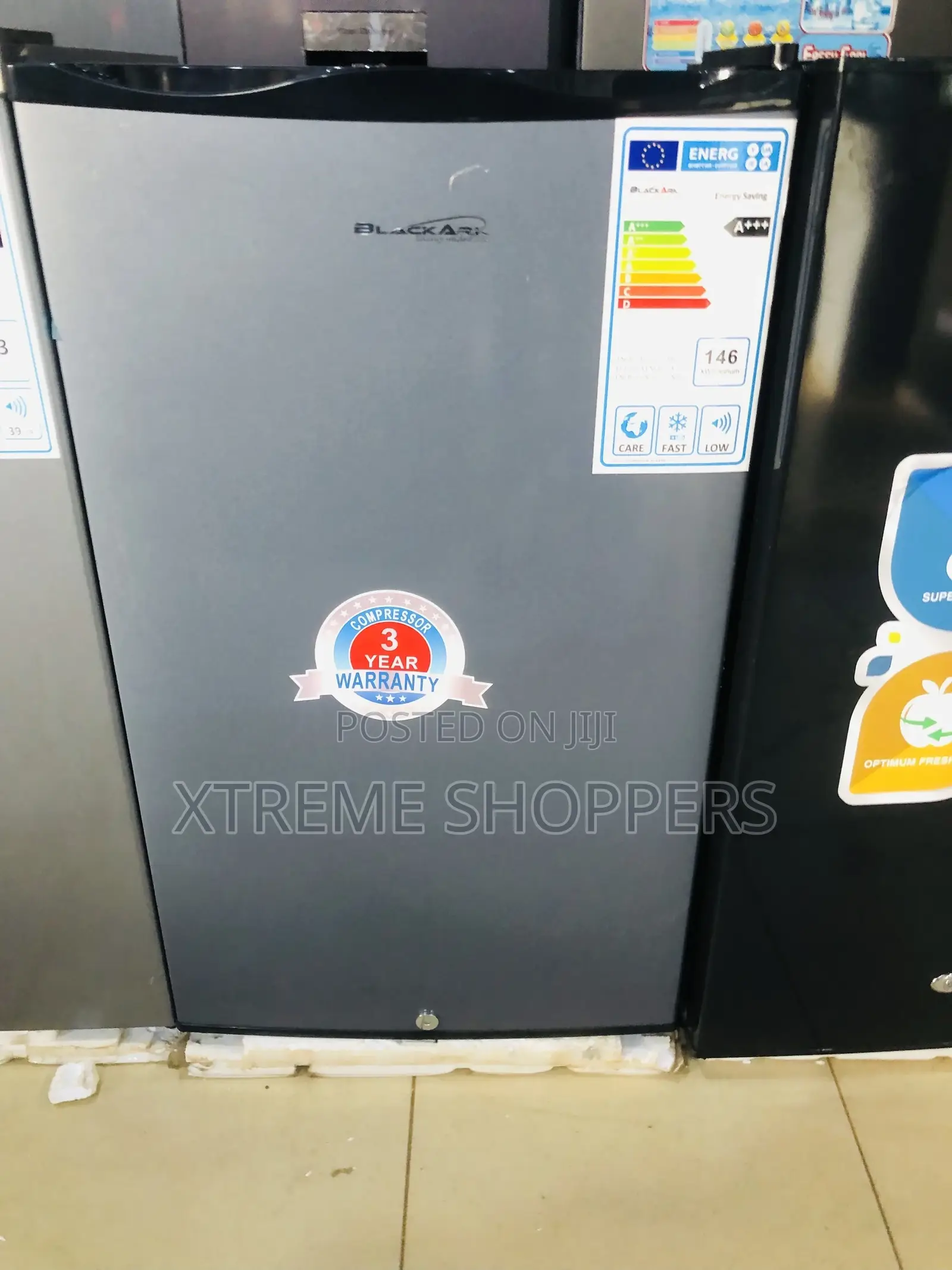 Black Ark Fridge/ Refrigerator 120liters