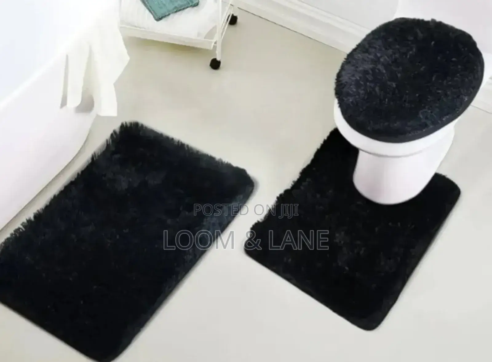 Soft Woolen Bathroom Mats (3pcs)