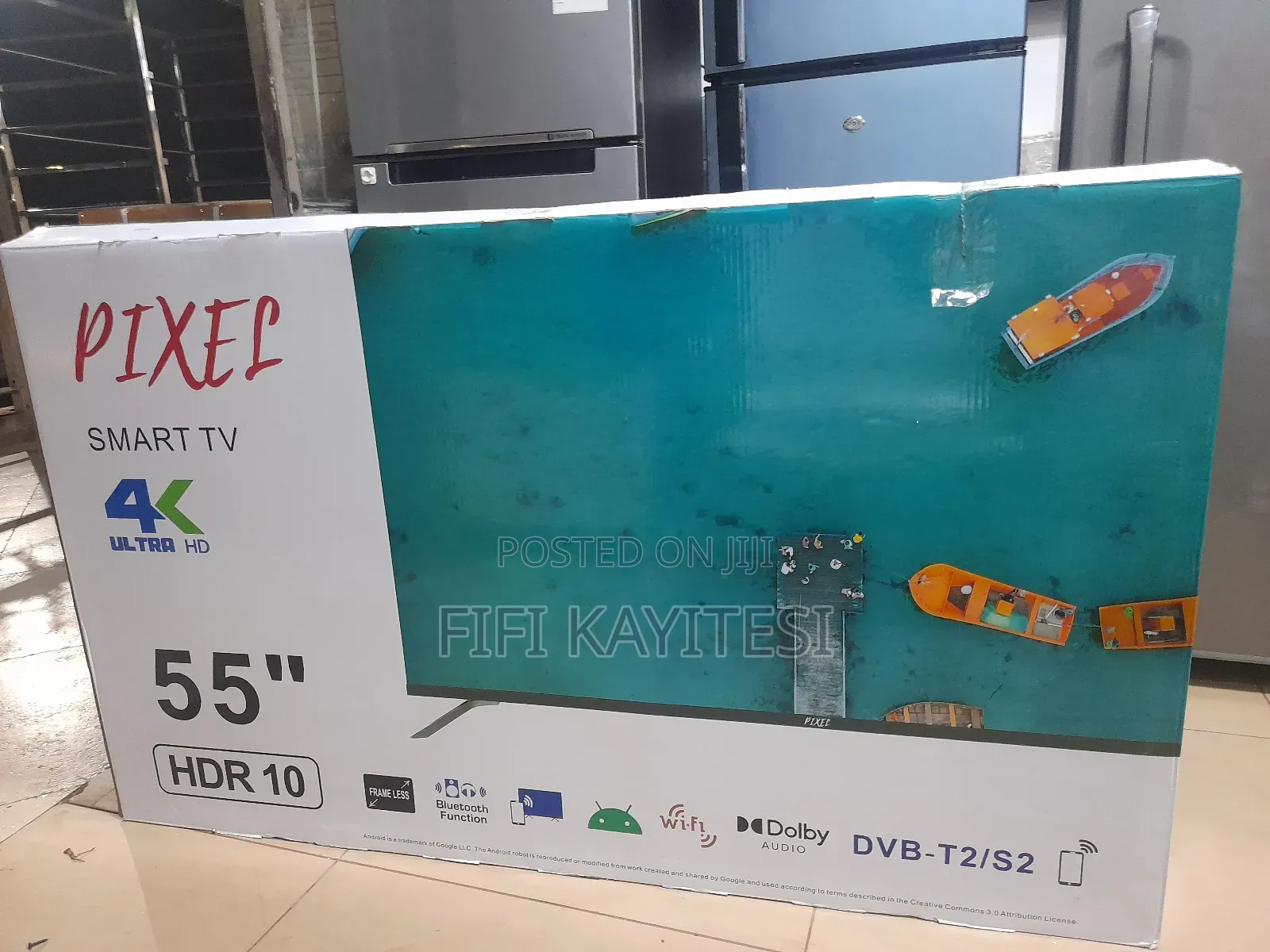 Pixel 55 Inches Led Frat Screen Smart TV