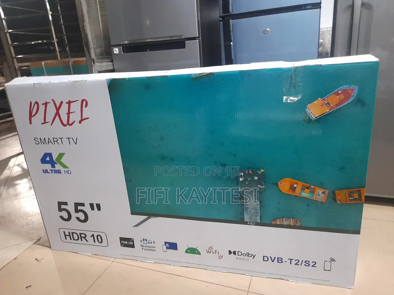 Pixel 55 Inches Led Frat Screen Smart TV
