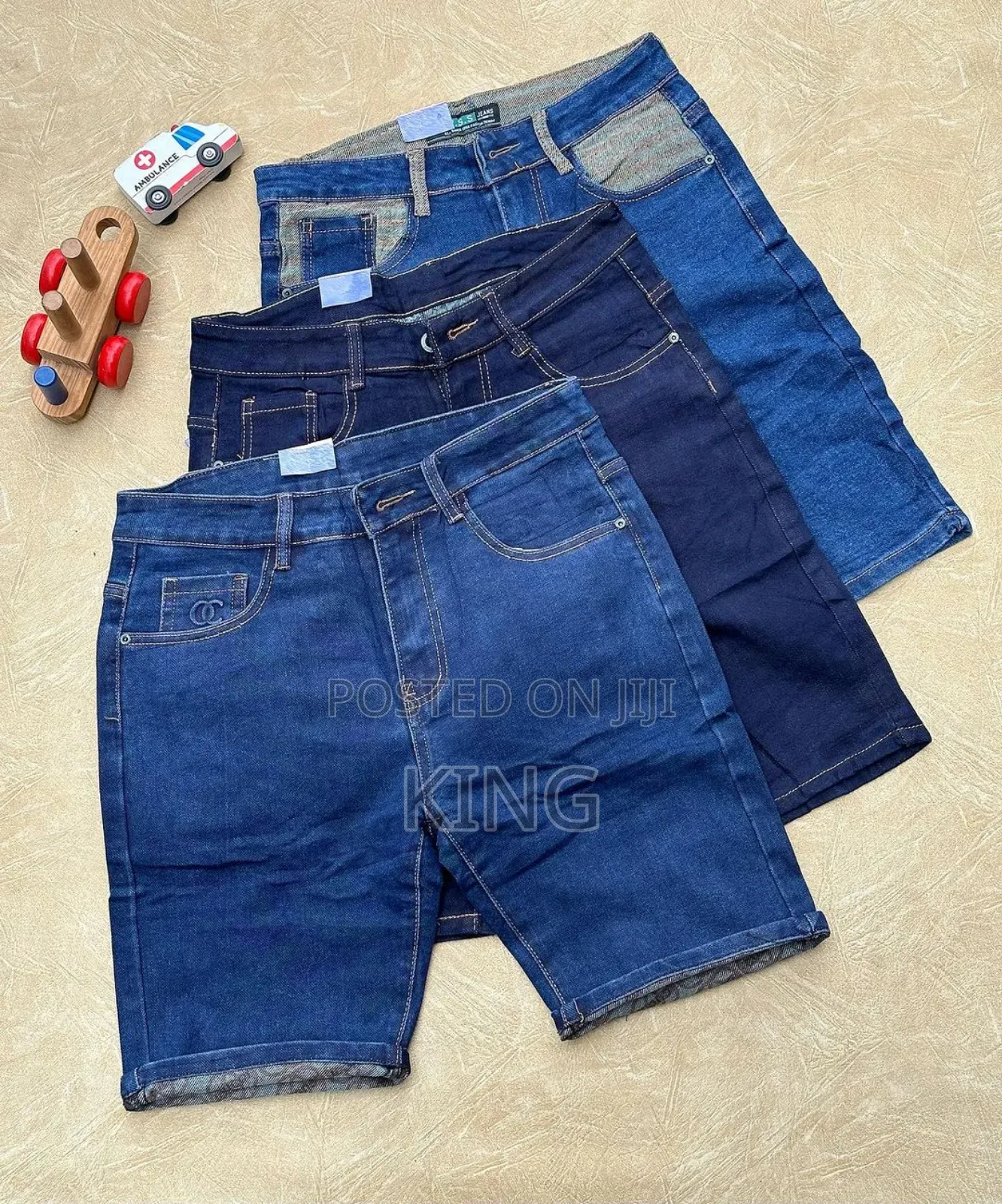 Temn Denim Shorts.