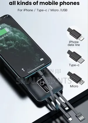 Premium Self Wired Power Bank-10000mah